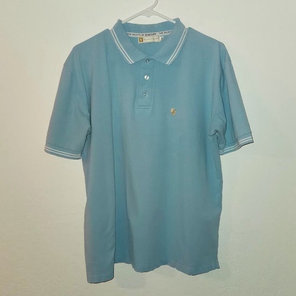 The Yachts of Seabourn Men's Polo Shirt Size XL